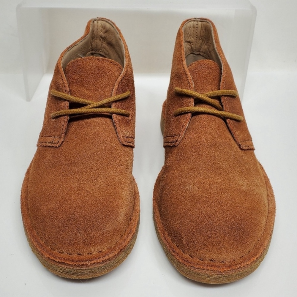 Frye Little Boys Desert Chukkas Boots soft Tan Suede Size 13